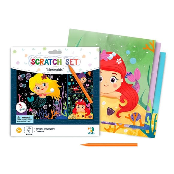 Набір для творчості гравюри "Русалки" 300216, 3 гравюри в наборі