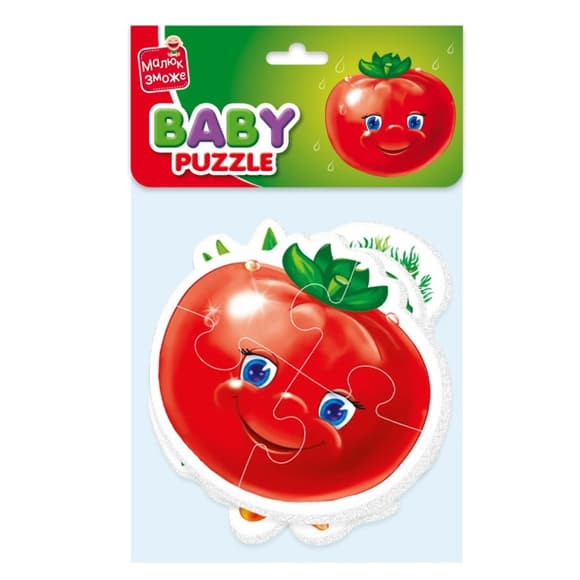  Дитячі бебі пазли "Овочі" VT1106-76 укр. мовою