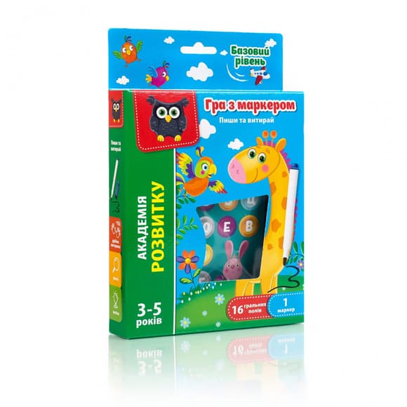 Дитяча гра з ма ркером Пиши і витирай VT5010 укр. мовою 