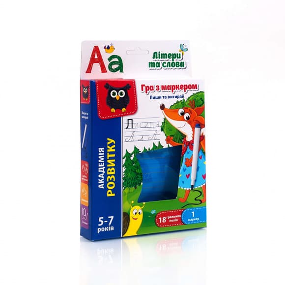 Дитяча гра з ма ркером Пиши і витирай VT5010 укр. мовою 