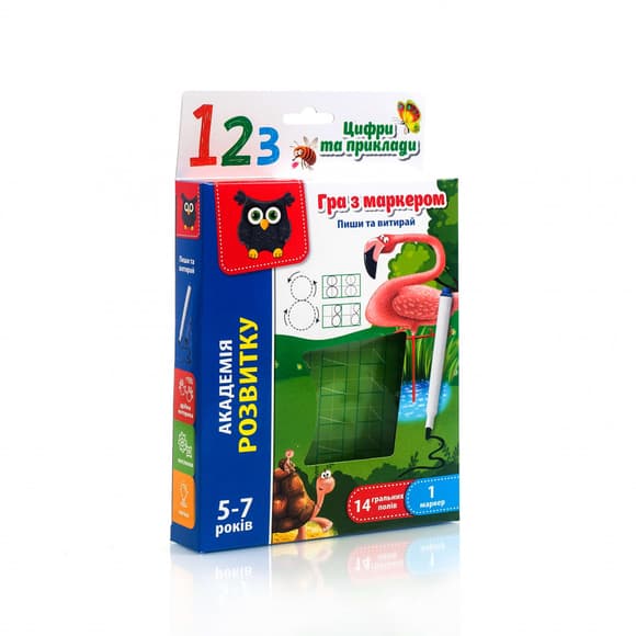 Дитяча гра з ма ркером Пиши і витирай VT5010 укр. мовою 