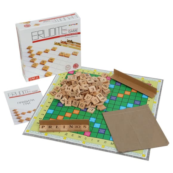 Настольная игра ERUDITE Arial 910466 три языка 