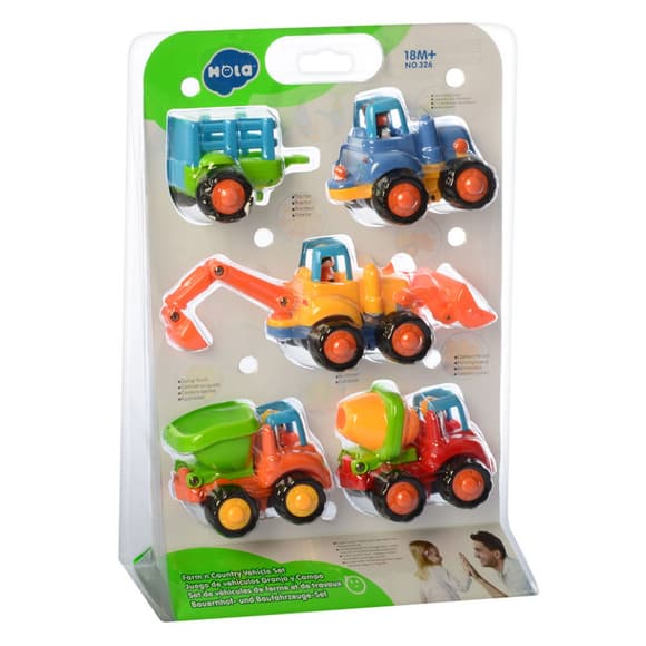 Набір іграшкових машинок Будтехніка 326m інерційні