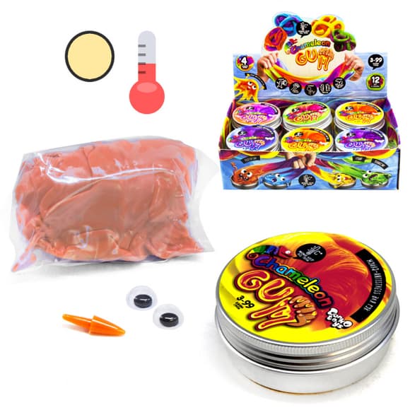 Жуйка для рук "Chameleon Gum" GUM-01-01UС в металевій коробочці 