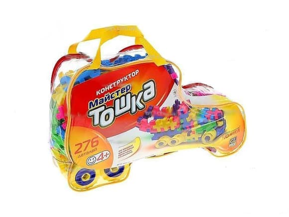 Дитячий конструктор «Майстер Тошка» 80044U, 276 деталей