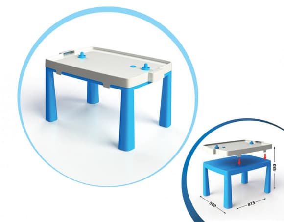 Детский игровой стол с настольным хоккеем 04580/1/2/3/4/5, 2в1