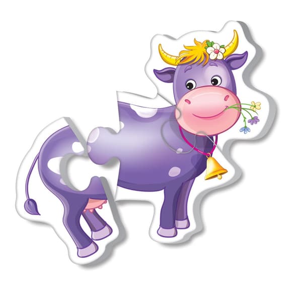 Дитячі бебі пазли "Ферма" VT1106-86 картинки - 4 шт