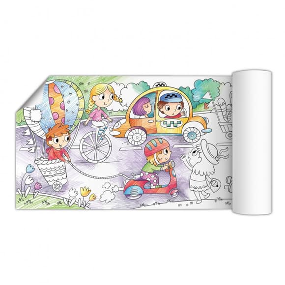 Розмальовка "Транспорт" DoDo 300326 розмір 70х16 см