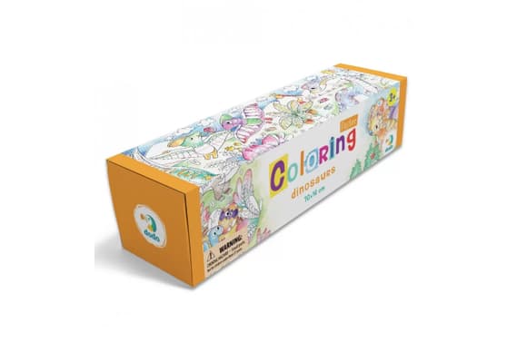 Детская раскраска "Динозавры" DoDo 300328 размер 70 х 16 см