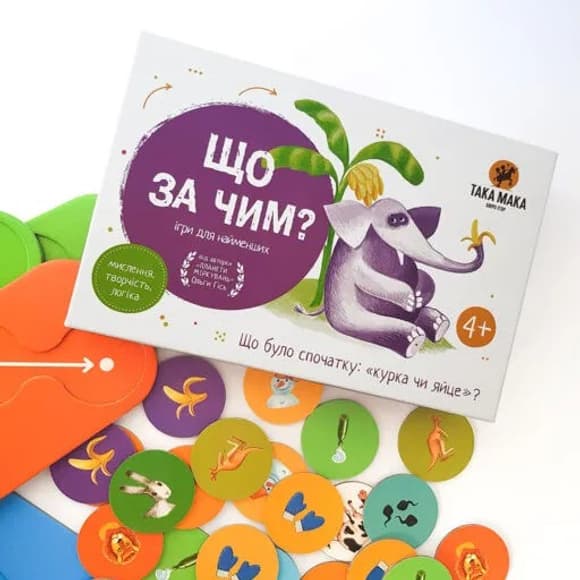 Настольная игра "Что за чем" 960155  на укр. языке