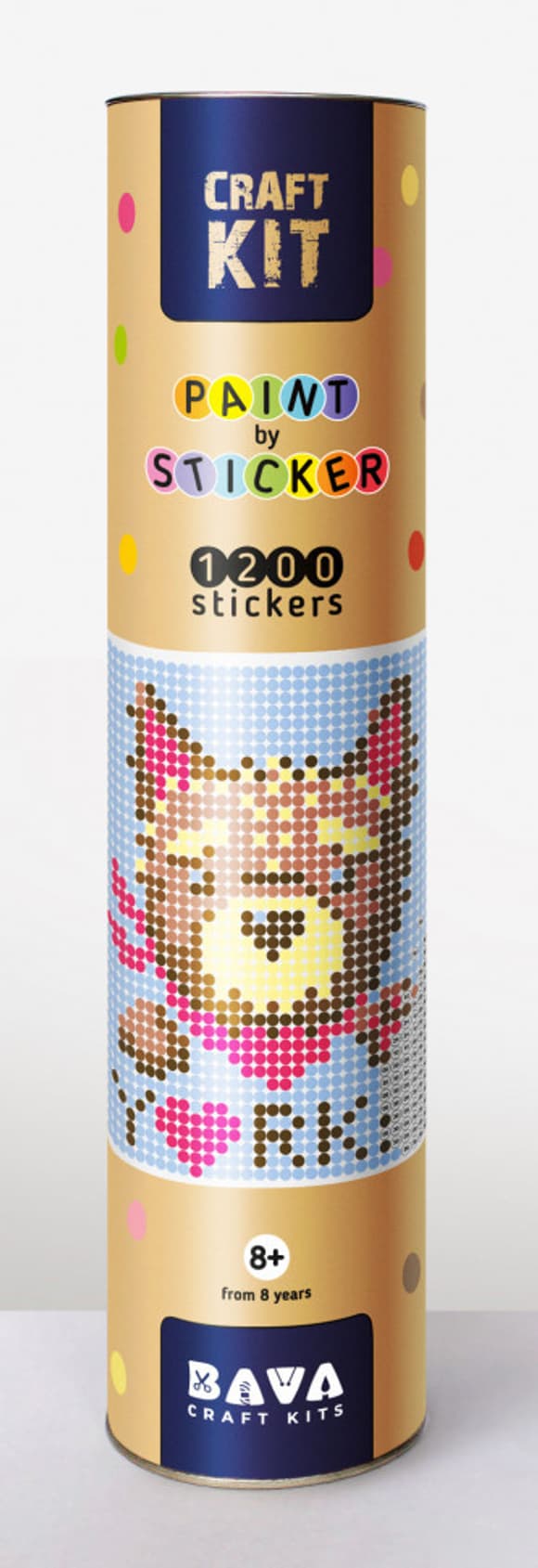 Картина за номерами стікерами в тубусі "Йорк", 1200 стікерів 1791 33х48 см