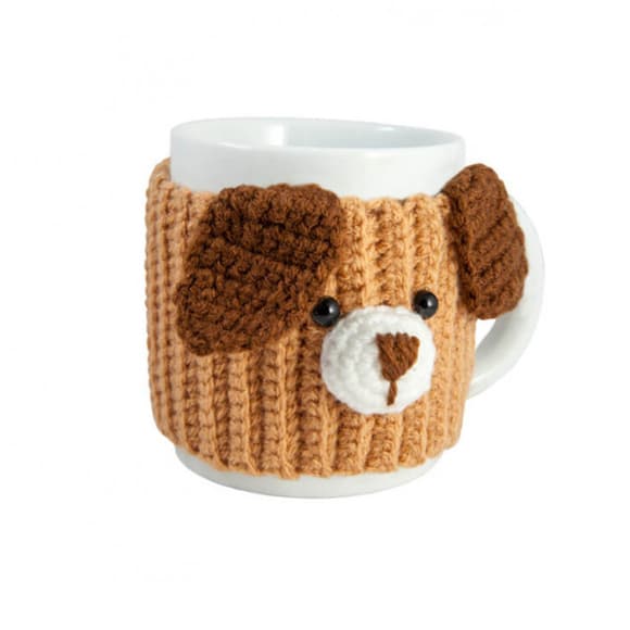 Детский набор для вязания крючком аксессуара "Чехол для чашки" (ВК-008) BK-008 от 8ми лет                   