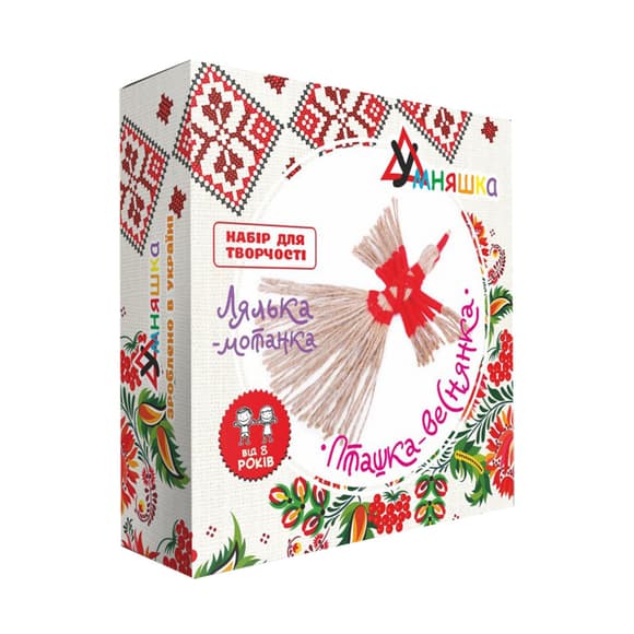 Дитячий набір для творчості. Лялька-мотанка "Пташка-веснянка" (НС-003) HC-003 від 8-ми років