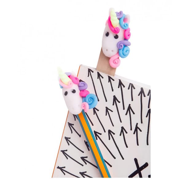 Детский набор для лепки из полимерной глины "Закладки Единороги" (ПГ-005) PG-005 закладки для книги                