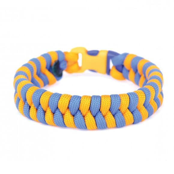 Набір для творчості. Плетіння з паракорду "Браслет жовто-синій" (ПАР-001) PAR-001 від 8-ми років