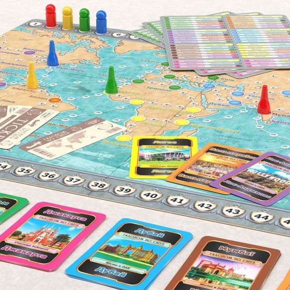 Настольная игра "Галопом по миру" 1069 на укр. языке