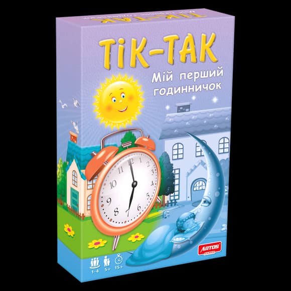 Детская развивающая игра "Тик-Так" 0819 первые часы
