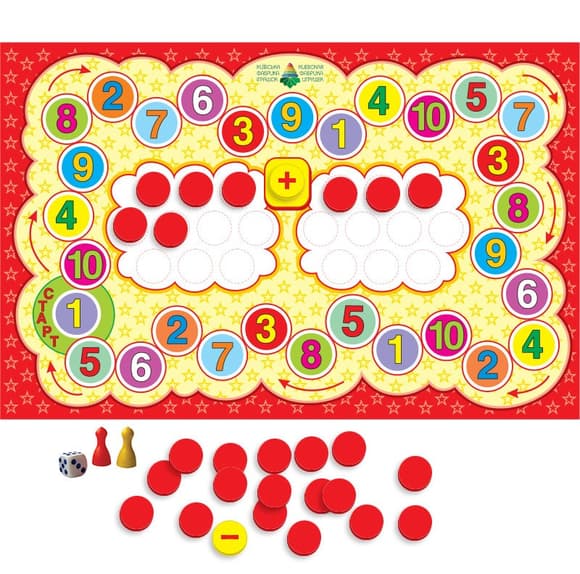 Дитяча настільна гра-квест "Цифри" 84405, 10 ігор в 1