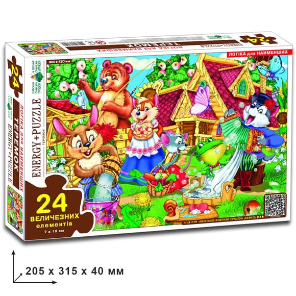 Детские пазлы "Теремок" 82104 на 24 элемента