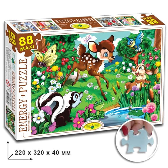 Дитячі пазл и Бембі 83286, 88 елементів