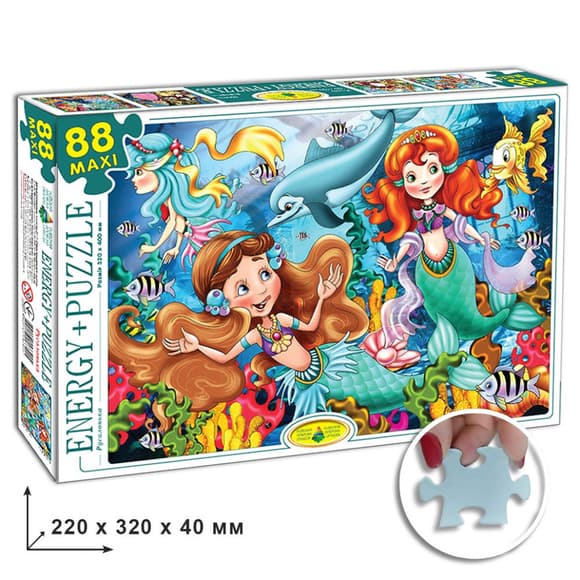 Детс кие пазлы Русалочка 83415, 88 элементов