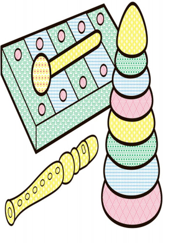 Дитяча водна розмальовка: Іграшки 734011, 8 сторінок