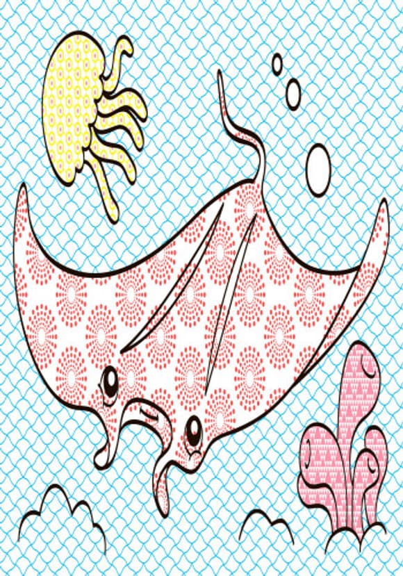 Дитяча водна розмальовка: Море 734010, 8 сторінок