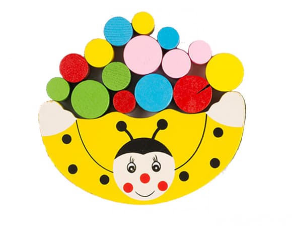 Дитяча іграшка балансир Божа корівка MD 1276 дерев'яна 