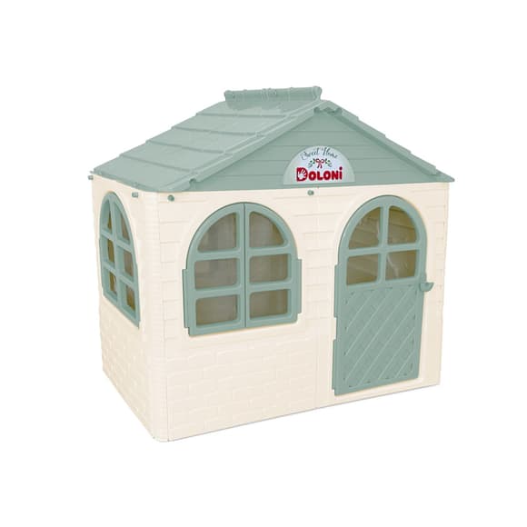 Дитячий ігровий Будиночок зі шторками 02550/12 пластиковий