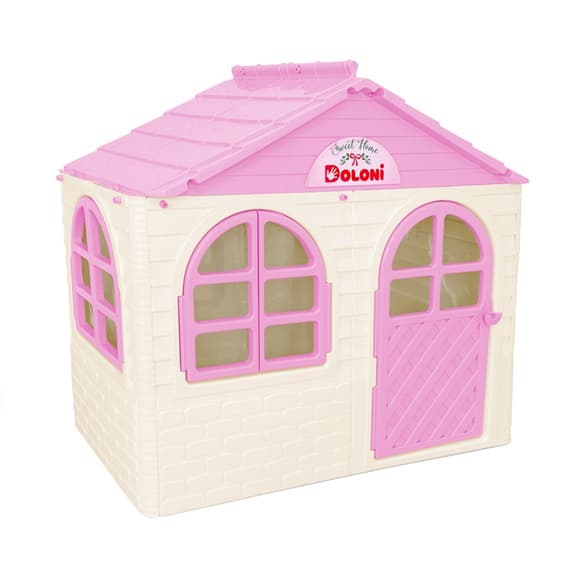 Дитячий ігровий Будиночок зі шторками 02550/14 пластиковий
