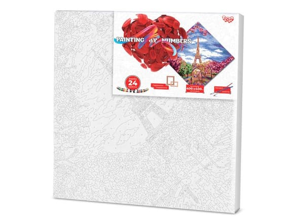 Картина за номерами. "Весна в Парижі" 40 * 40см KpNe-02-02