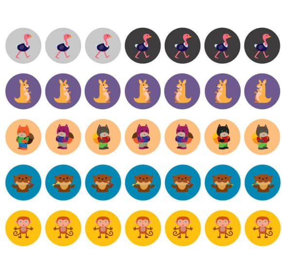 Дитяча книга аплікацій "Дитяча школа" 403402 з наклейками