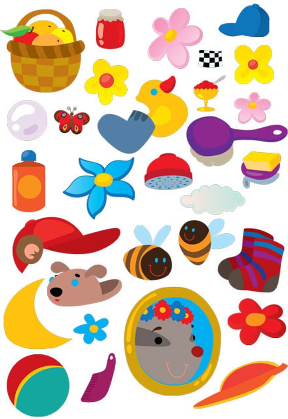 Дитяча розвиваюча книга Веселі усмішки Лісові малюки 402955 з наклейками