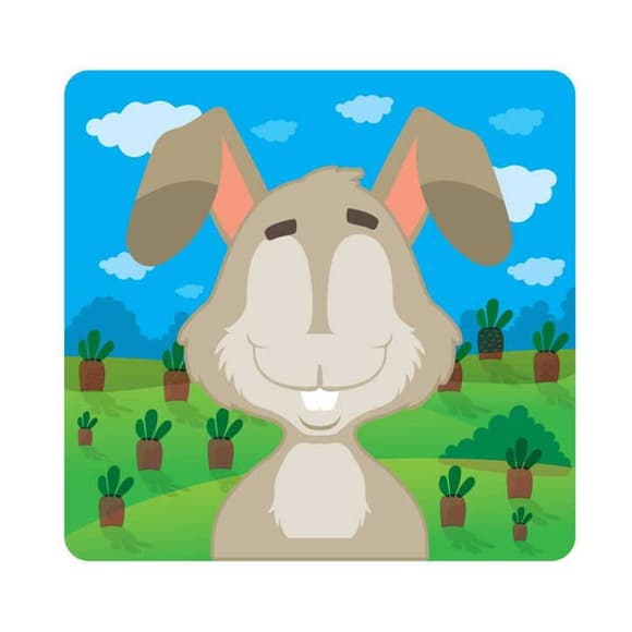 Детская книжка-игра для малышей "Звери" 400623 от 1 года