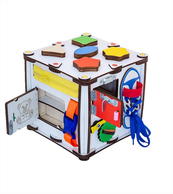 Будиночок розвиваючий. Бізіборд К007 з підсвічуванням