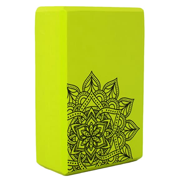 Блок для йоги і розтяжки MS 0858-5 з малюнком 