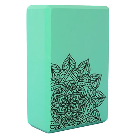 Блок для йоги і розтяжки MS 0858-5 з малюнком 