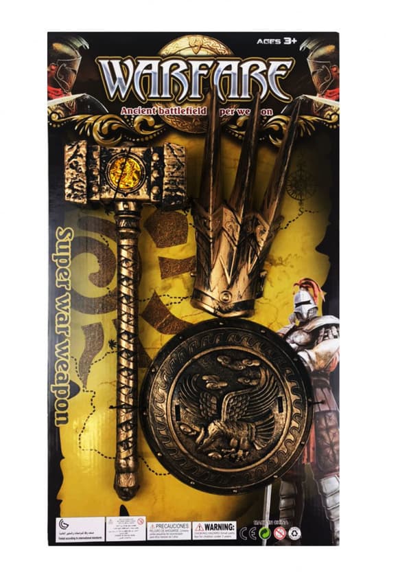 Детский игровой набор рыцаря 818A-20/21/22 доспехи на руку