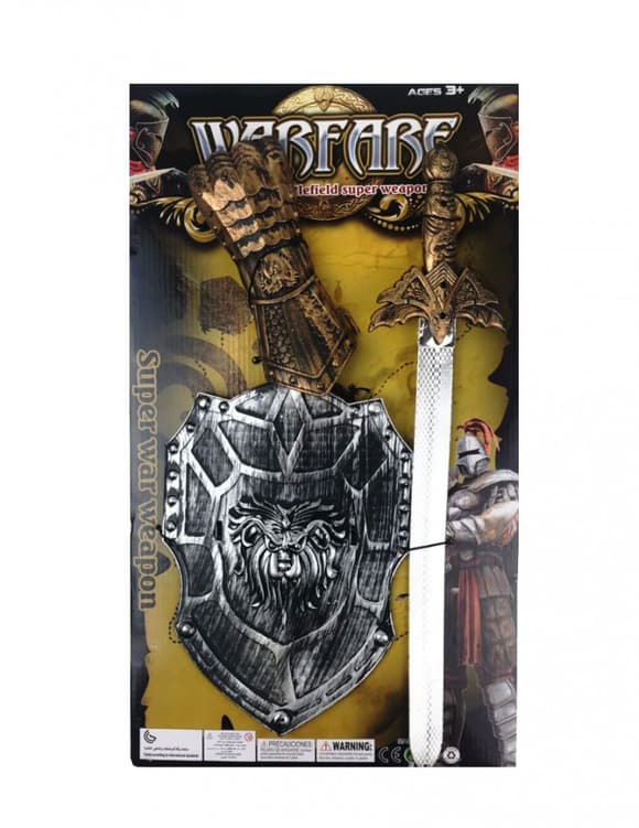 Детский игровой набор рыцаря 818A-20/21/22 доспехи на руку