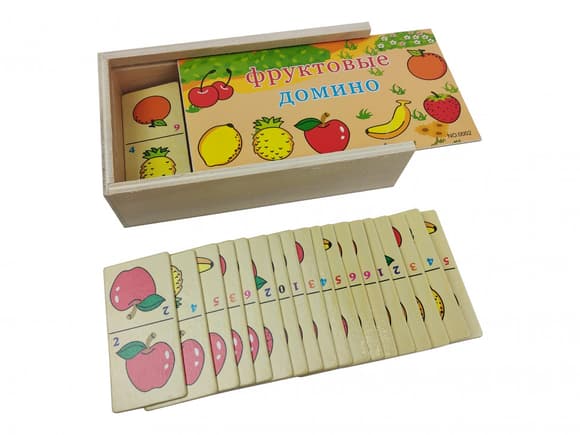 Дитяче доміно в пеналі MD 2482 дерев'яне 