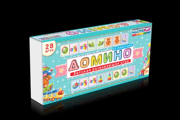 Дитяча настільна гра доміно "Предмети" 1-091 від 3-х років