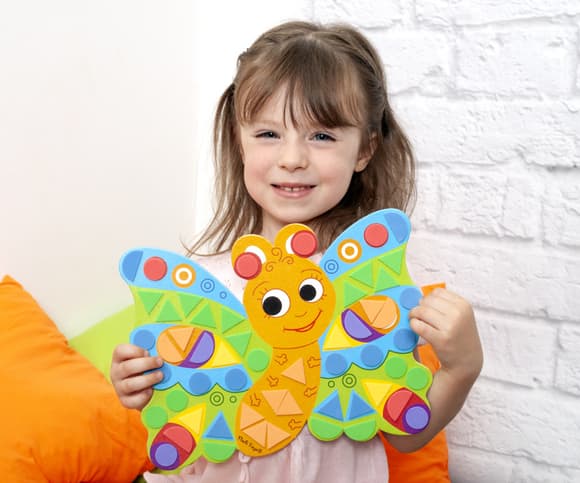 Набір для творчості "М'яка фігурна мозаїка. Равлик" VT4511-01, 150 м'яких наклейок