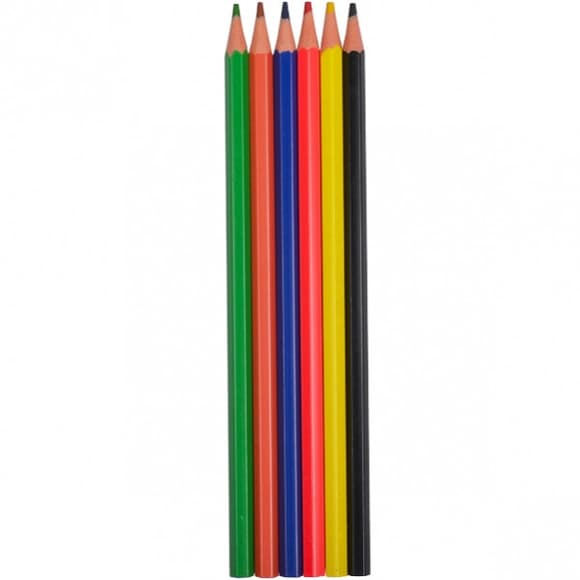 Детские карандаши для рисования CR755-6 Luminoso elastico "С", 6 цветов                                                      
