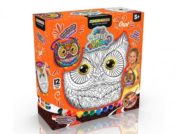 Детская сумка-раскраска "My Color Pet-Bag" CPB-01-01U-2U-3U, 3 вида