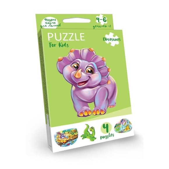 Детские развивающие пазлы "Puzzle For Kids" PFK-05-12, 2 картинки