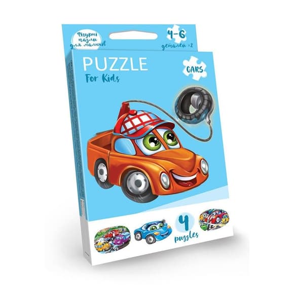 Детские развивающие пазлы "Puzzle For Kids" PFK-05-12, 2 картинки