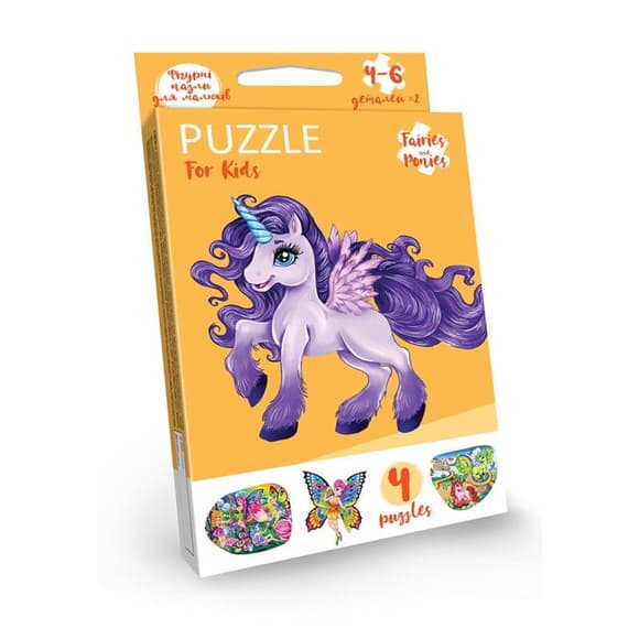 Дитячі розвиваючі пазли "Puzzle For Kids" PFK-05-12, 2 картинки 