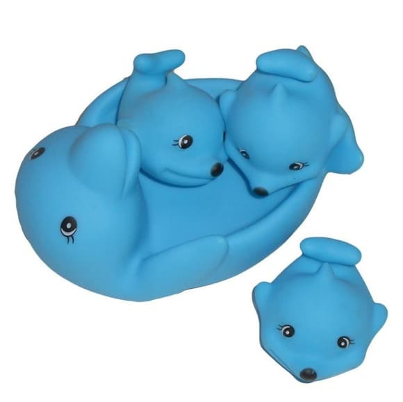 Іграшка для купання пищалка 522-3-4 в сітці 