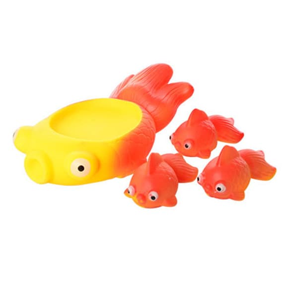 Іграшка для купання пищалка 522-3-4 в сітці 