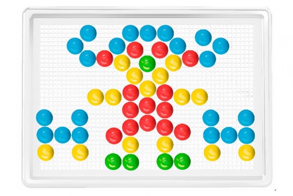 Детская развивающая мозаика 3381TXK, 140 фишек